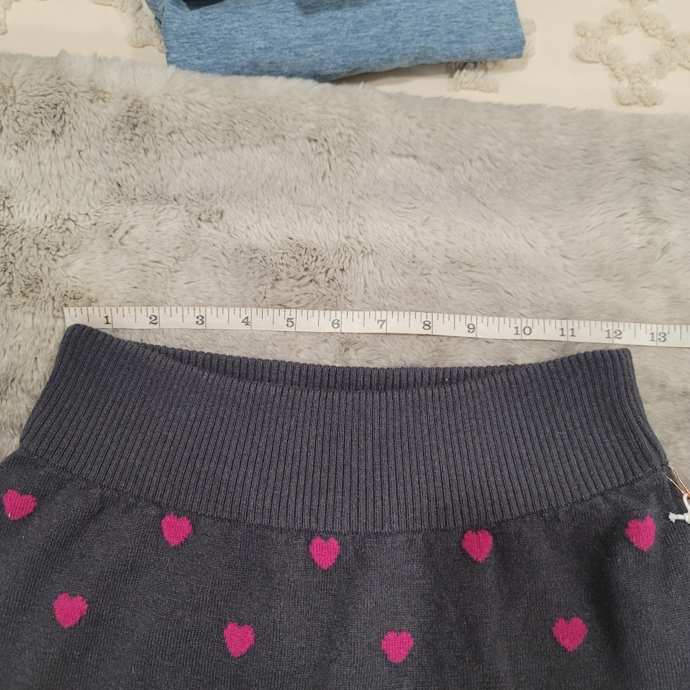 New Spiritual Gangster HOME Sleep Sweater Knit Shortie Hearts Size Medium - Picture 13 of 16